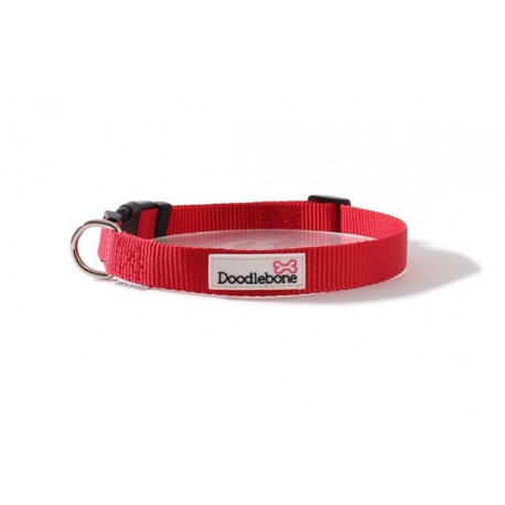 Doodlebone Bold Dog Collar - Red