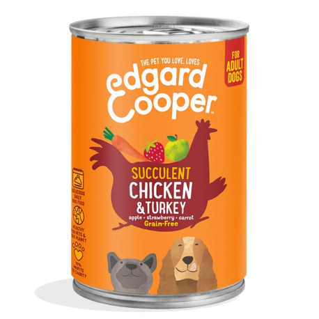 Edgard & Cooper - Chicken & Turkey Wet Dog Food 400g