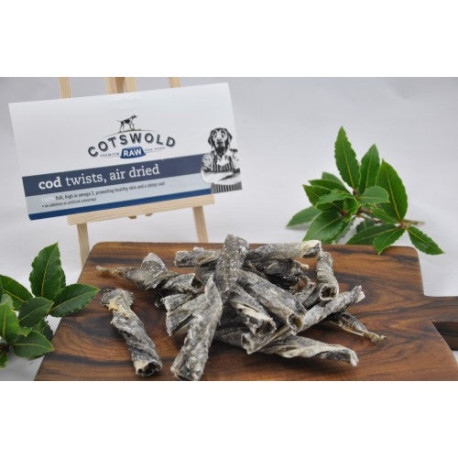 Cotswold Raw - Cod Twists - 100g