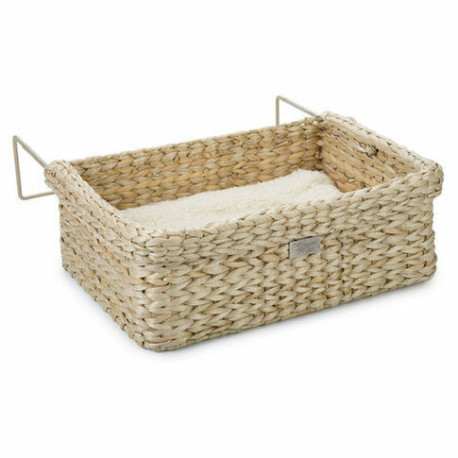 Designed By Lotte Waterhyacinth Wicker Radiator Cat Bed