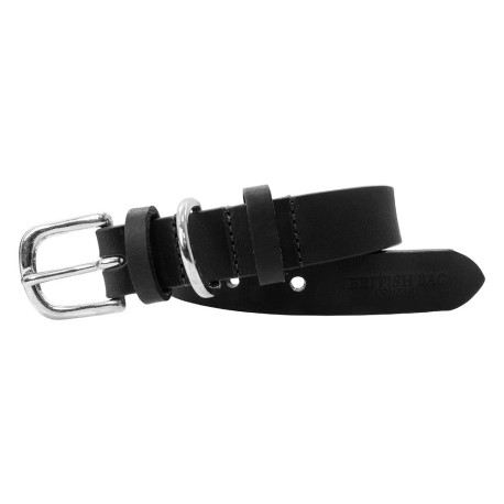 The British Bag Company - Premium Leather Dog Collar - Black