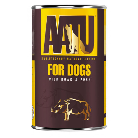 AATU Pork & Wild Boar Wet Dog Food (400g)