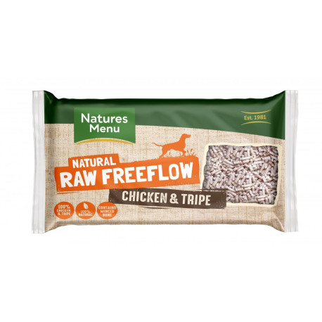 Natures Menu - Chicken & Tripe Freeflow Mince Raw Dog Food - 2kg (Frozen)