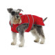 Ancol Muddy Paws Stormguard - Fleece Lined Dog Coat &amp; Chest Protector - Red