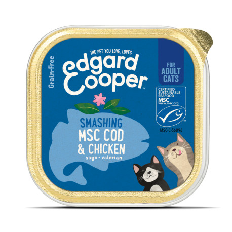 Edgard & Cooper - Chicken & MSC Cod Fish - Wet Cat Food 85g