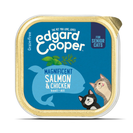 Edgard & Cooper - Chicken & Salmon - Senior Wet Cat Food 85g