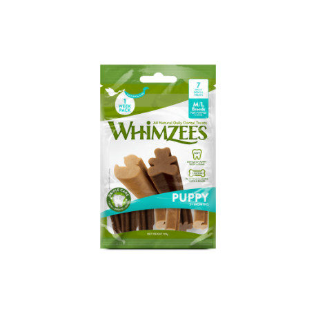 Whimzees - Puppy Dental Treat M/L - x7 Pack