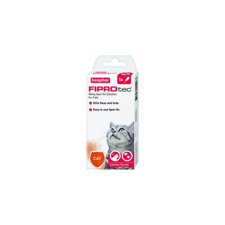 Beaphar - Fiprotec Spot On Cat Pipette - Flea & Tick Treatment