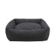 Rosewood - Grey Felt with Memory Foam Square Bed