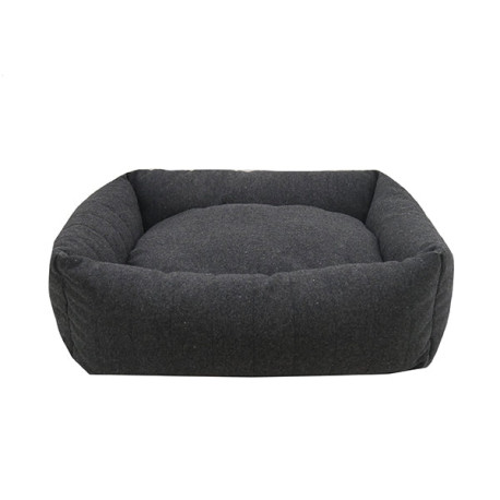 Rosewood - Grey Felt with Memory Foam Square Bed