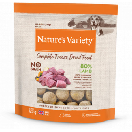 Nature's Variety - Complete Freeze Dried Lamb - Dog Food