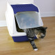 Rosewood - Cat Litter Tray Toilet - Night Blue