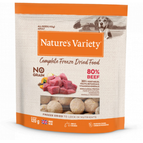 Nature's Variety - Complete Freeze Dried Beef - Dog Food