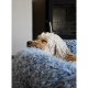 Rosewood - Silver Fluff Comfort Round Dog Bed