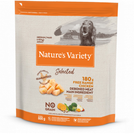 Nature's Variety - Selected Dry Free Range Chicken - Adult Dog Food