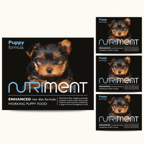 Nutriment Raw Puppy Food - Puppy Starter Pack x10kg