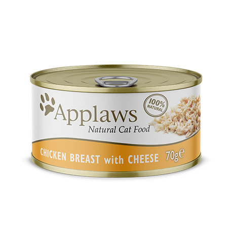 Applaws - Chicken Breast with Cheese in Broth - Cat Food - 70g