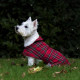 Ancol Muddy Paws - Highland Tartan Red Dog Coat