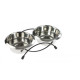 Classic Anti Tip Double Dog Feeder &amp; Bowls