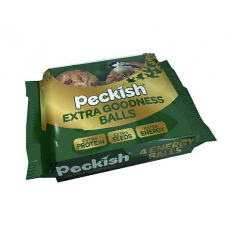 Peckish - Extra Goodness Energy Balls Bird Food x4