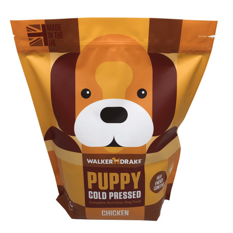 Walker & Drake Cold Pressed Puppy Food - Chicken