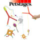 Petstages - Double Kitten Wand Kitten Toy