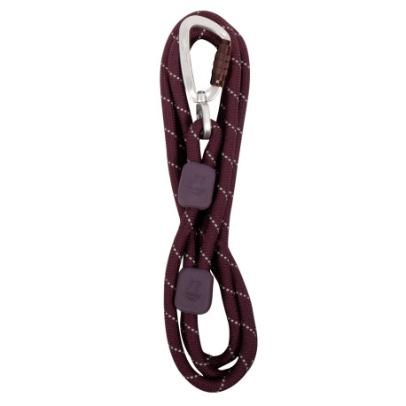 Woolly Wolf - Recycled Rope Dog Lead - Juicy Plum