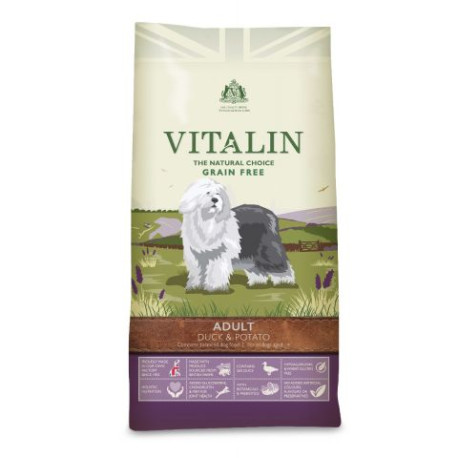 Vitalin Natural Grain-Free Adult Duck & Potato Dog Food