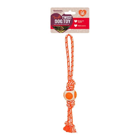 Tough Twist - Dental Throw Dog Toy