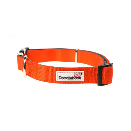 Doodlebone - Originals Padded Dog Collar - Orange