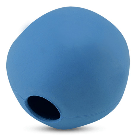 Beco Natural Rubber Ball Dog Toy, Blue, Small