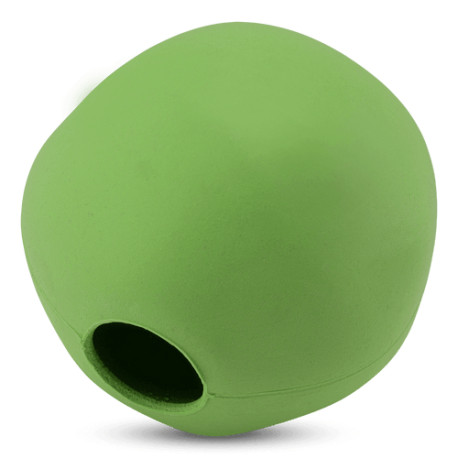 Beco Natural Rubber Ball Dog Toy, Green, Small