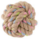 Beco Hemp Rope Ball on Loop Tough Dog Toy, Medium