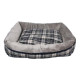 Dream Paws Check Pet Sofa Bed Medium