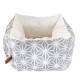 Dream Paws Geometric Snuggle Bed