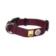 Woolly Wolf - Recycled Dog Collar - Juicy Plum