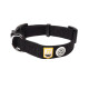 Woolly Wolf - Recycled Dog Collar - Raven Black