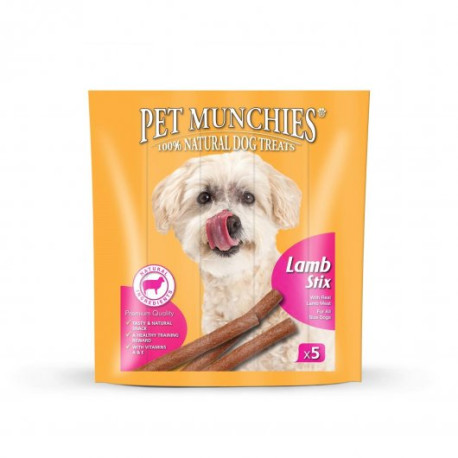 Pet Munchies Lamb Stix Dog Treats 50g