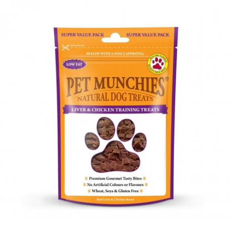 Pet Munchies Liver & Chicken Dog Training Treat 150g