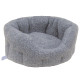 P&amp;L Country Dog Oval Sherpa Fleece High Sided Bolster Dog Beds