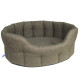 P&amp;L Country Dog Heavy Duty Oval High Sided Bolster Style All Basketweave Dog Beds