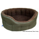 P&amp;L Premium Oval Bolster Style Heavy Duty Fleece Lined Machine Washable Dog Bed