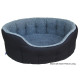 P&amp;L Premium Oval Bolster Style Heavy Duty Fleece Lined Machine Washable Dog Bed