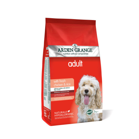 Arden Grange with Chicken & Rice Adult Dog Food 2kg