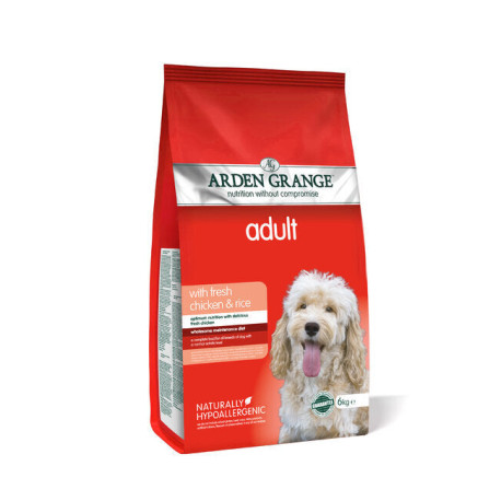 Arden Grange with Chicken & Rice Adult Dog Food 6kg