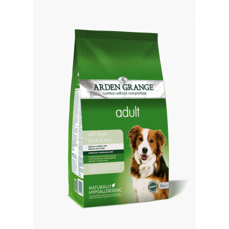 Arden Grange with Lamb & Rice Adult Dog Food 6kg