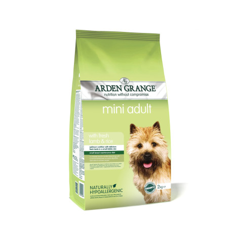 Arden Grange with Lamb & Rice Mini Adult Dog Food 2kg