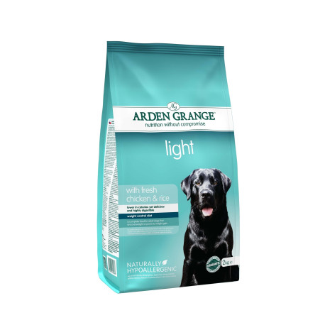 Arden Grange with Chicken & Rice Light Dog Food 2kg