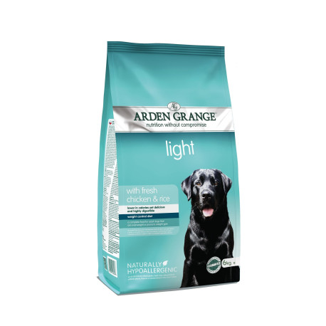 Arden Grange with Chicken & Rice Light Dog Food 6kg