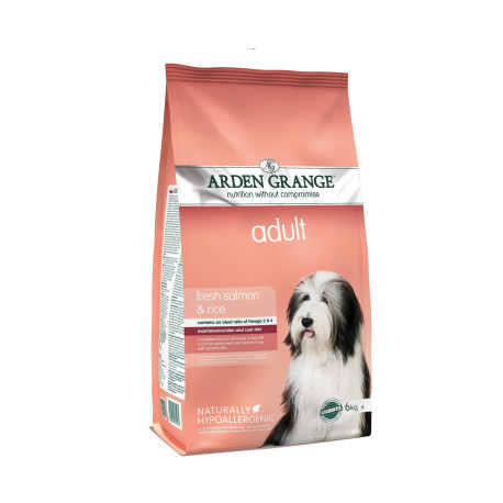 Arden Grange with Salmon & Rice Adult Dog Food 6kg